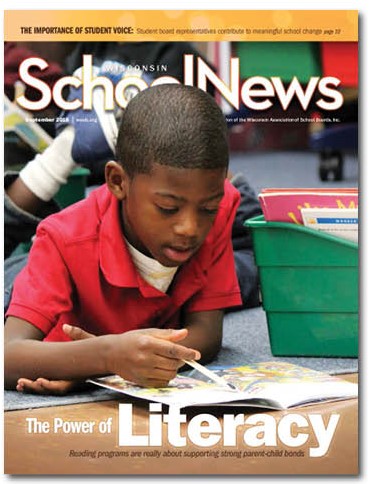 cover of September 2018 issue of Wisconsin School News