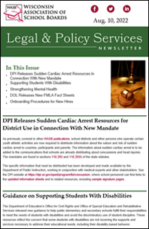 Legal and Policy Services Newsletter