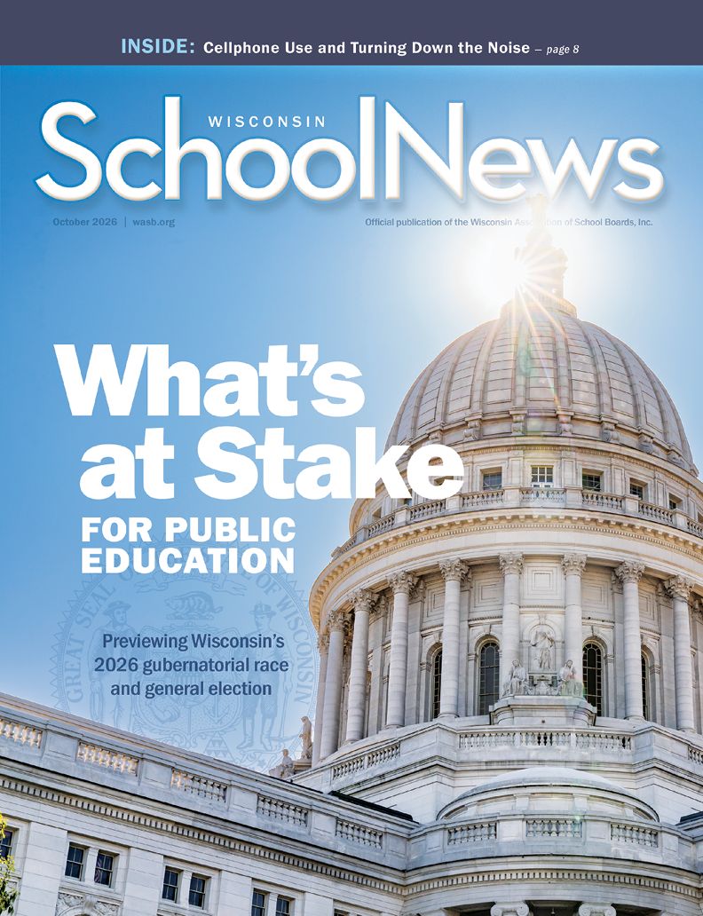 2026 10 OCT Cover August 2022 Wisconsin School News Cover